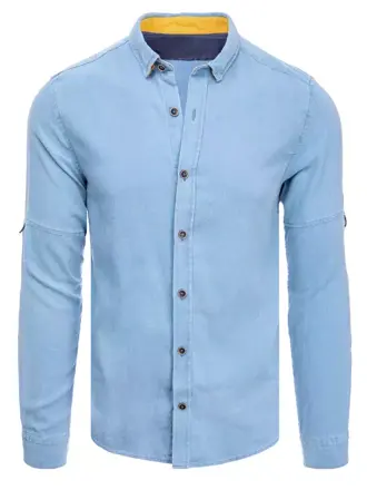 Modrá štýlová košeľa