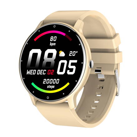 SMARTWATCH UNISEX GRAVITY GT1-6 - merač tepu, vlastné ciferníky (sg015f)