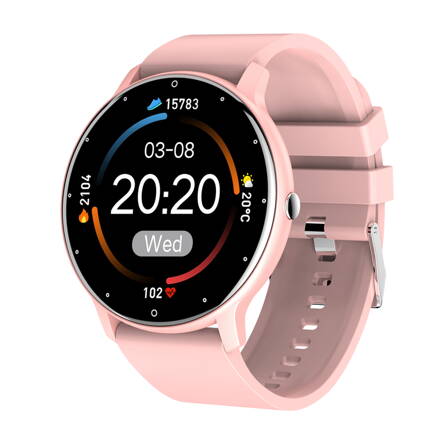 SMARTWATCH UNISEX GRAVITY GT1-1 - merač tepu, vlastné ciferníky (sg015a)