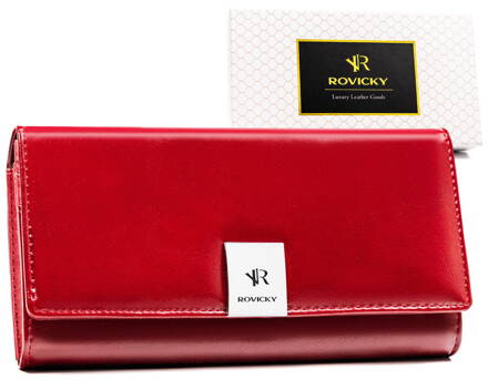 Červená dámska peňaženka  Rovicky