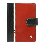 Štýlová pánska peňaženka - čierna + červená
