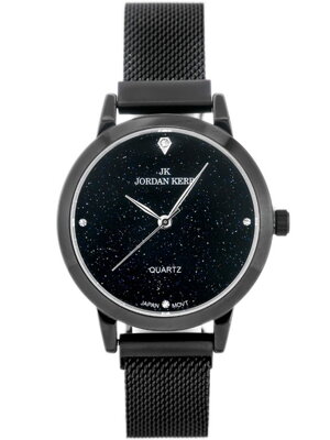 Dámske hodinky  JORDAN KERR - I2008 (zj939c) black magnetické zapínanie