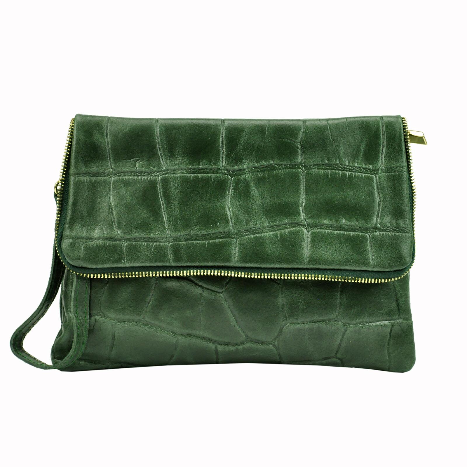 Kožená crossbody kabelka Patrizia Piu 418-073-01 COCO Green, Vyberte variant zelená