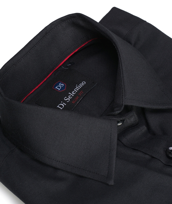 E-shop Čierna dámska košeľa Di Selentino Canada - Slim fit