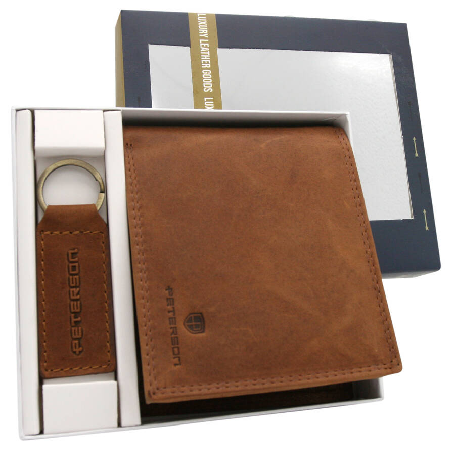 E-shop Darčekový set peňaženka a kľúčenka Peterson
