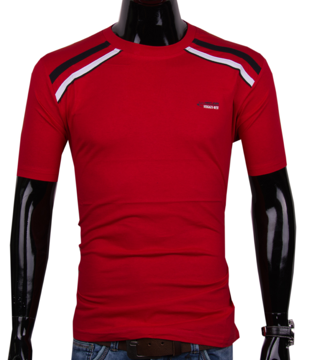 Červené pánske tričko VEGGY