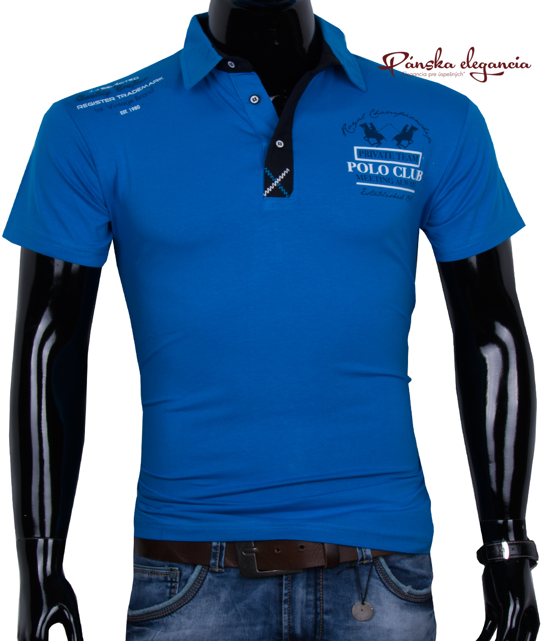 Módne polo tričko pre pánov. Módne polo tričko pre pánov.