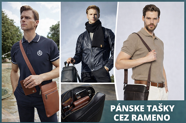 Najlepšie tašky na rameno a tašky cez rameno pre mužov