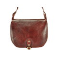 Kožená crossbody kabelka Igi 8863 N hnedá skl.