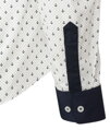 Biela dámska košeľa so vzorom Di Selentino Saint Tropez - Slim fit