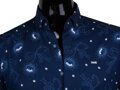 30016-EM-335  Pánska košeľa so vzorom kvetín EGO MAN - SLIM FIT STRIH