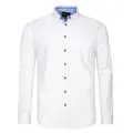 Kvalitná biela pánska košeľa v klasickom strihu - TorontoCLASSIC