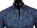 12018-SE-1  Luxusná košeľa Di Selentino BORDEAUX- SLIM FIT