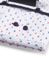 12018-SE-4 Pánska košeľa so vzorom Di Selentino Zakhyntos - SLIM FIT