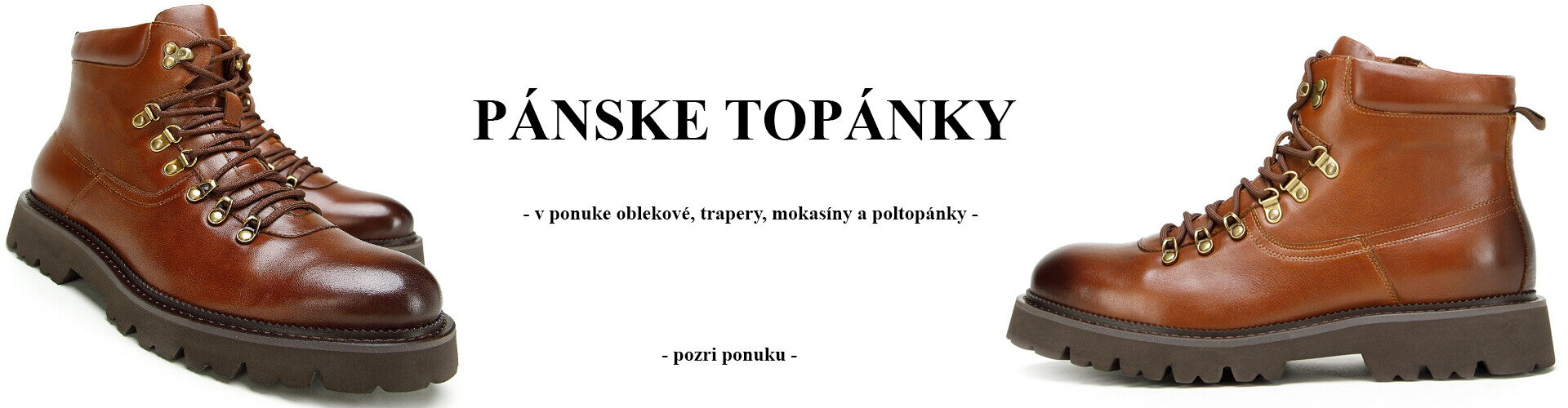 Pánske topánky trapery