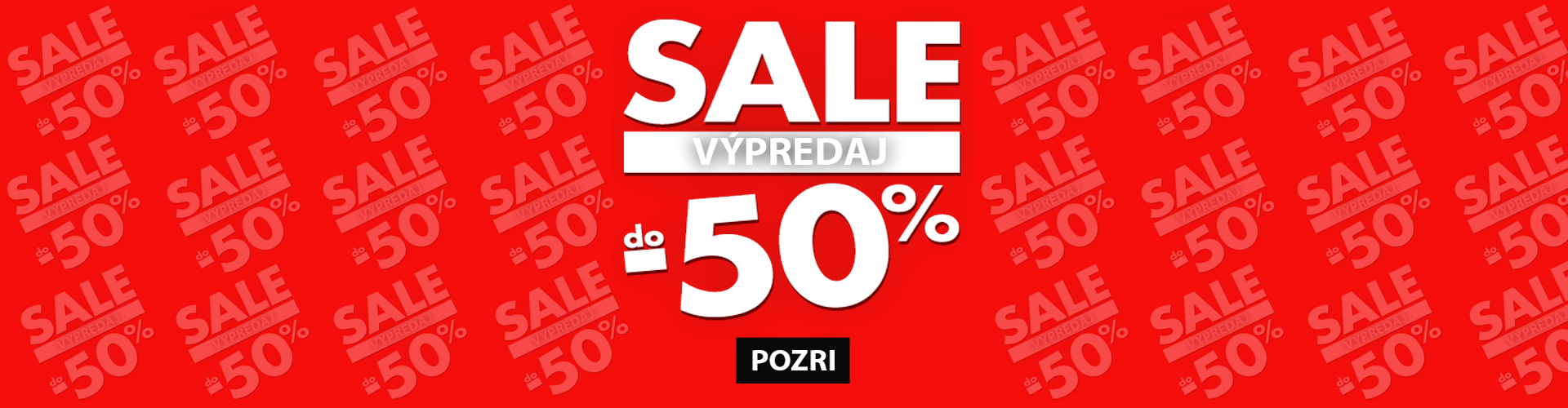 Výpredaj až do -50%