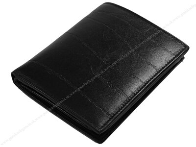 10347 Pánska kožená peňaženka 514-1610-SHO-60 čierna.