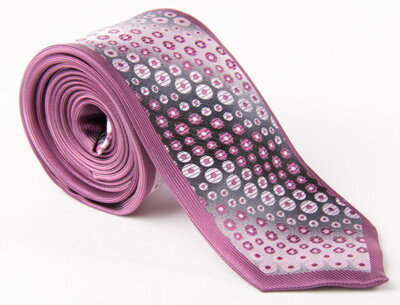 40026-102  Fialová kravata.