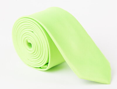 40026-74  Neonovo zelená kravata.