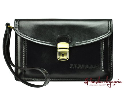 Čierna príručná taška - etue,skl.