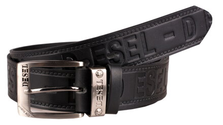 Čierny opasok do džínsov