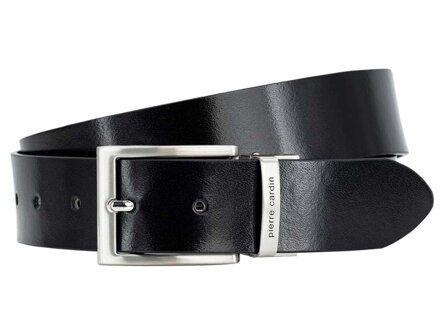 Pánsky obojstranný kožený opasok Pierre Cardin – čierny a koňakový  Pierre Cardin