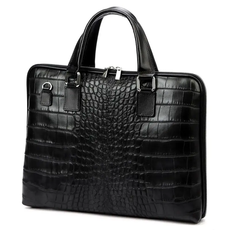 Dámska kožená aktovka Camilla 777 COCO čierna skl.