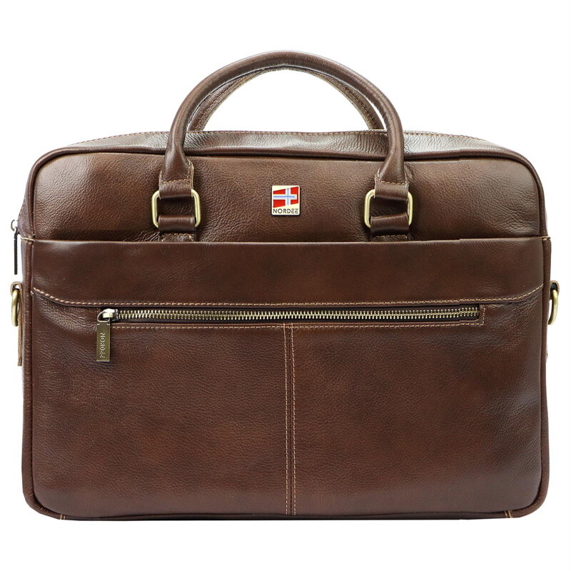 Taška na notebook Nordee  S133 BROWN skl.