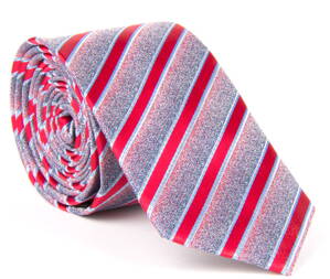Červeno-modrá pánska kravata.