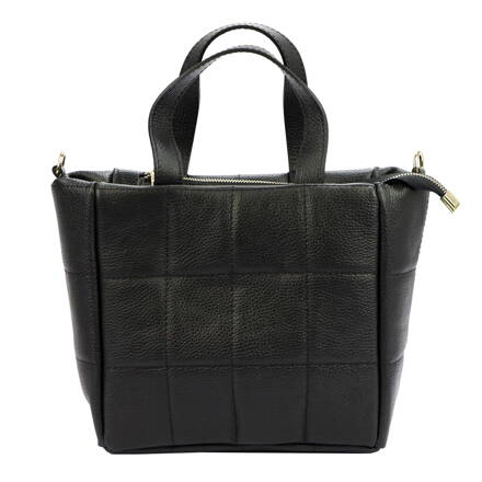 Dámska kožená shopper kabelka