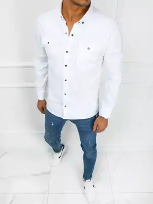 Elegantná biela košeľa