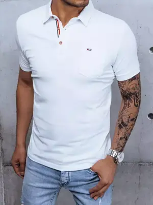 Biele pánske POLO tričko