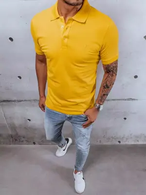 Žlté štýlové POLO tričko