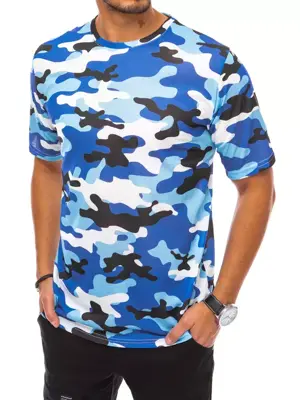 Pánske modré trendové tričko