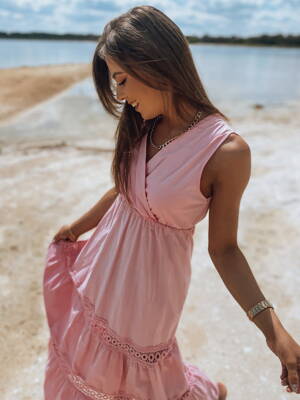 Letné ružové šaty
