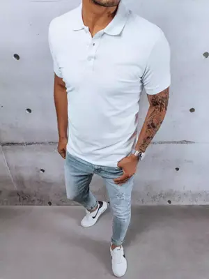 Klasické biele POLO tričko