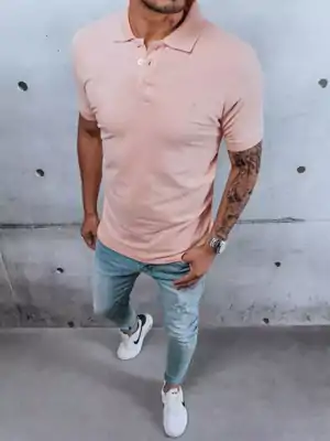Ružové POLO tričko