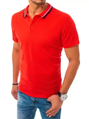 Červené pánske POLO tričko.