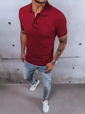 Pánske bordové POLO tričko