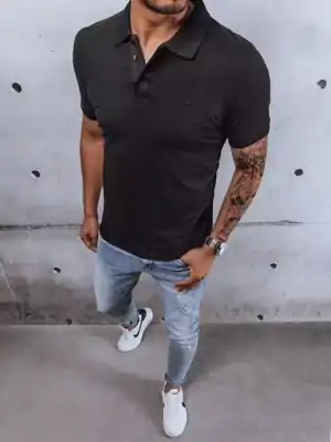 Čierne pánske POLO tričko