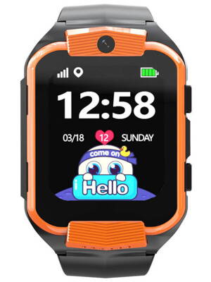 SMARTWATCH detské PACIFIC 32-3 KIDS - orange / black (sy028c)