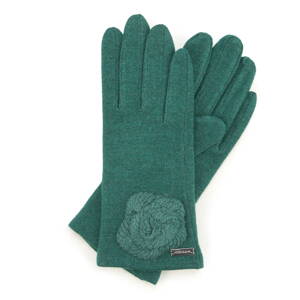 Zelené dámske rukavice.