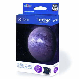 Brother originál ink LC-1220M, magenta, 300str., Brother DCP-J925 DW, purpurová