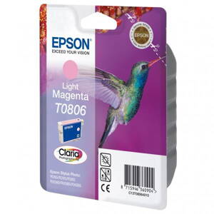 Epson originál ink C13T08064011, light magenta, Epson Stylus Photo PX700W, 800FW, R265, 285, 360, RX560, light magenta