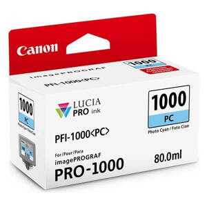 Canon originál ink 0550C001, cyan, 5140str., 80ml, PFI-1000PC, Canon imagePROGRAF PRO-1000, azurová