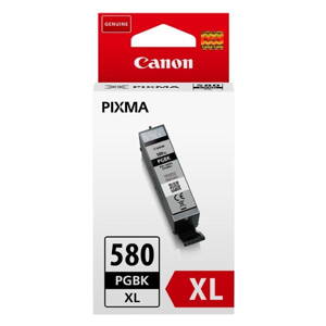 Canon originál ink PGI-580PGBK XL, black, 18.5ml, 2024C001, high capacity, Canon PIXMA TR7550, TR8550, TS6150, TS8150, TS9150 seri, čierna