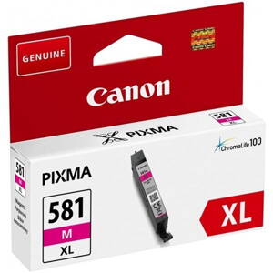Canon originál ink CLI-581M XL, magenta, 8,3ml, 2050C001, very high capacity, Canon PIXMA TR7550,TR8550,TS6150,TS6151,TS8150,TS815, purpurová