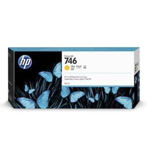 HP originál ink P2V79A, HP 746, yellow, 300ml, HP HP DesignJet Z6, Z9+, žltá