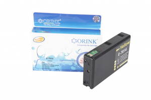 Epson kompatibilná atramentová náplň C13T70144010, T7014XXL, 36ml (Orink box), žltá