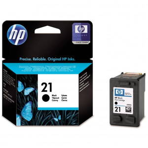 HP originál ink C9351AE, HP 21, black, blister, 150str., 5ml, HP PSC-1410, DeskJet F380, OJ-4300, Deskjet F2300, čierna